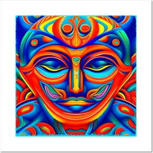 New World Gods (4) - Mesoamerican Inspired Psychedelic Art Posters and Art